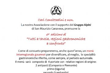 &quot;Tutti a tavola, regioni gastronomiche a confronto&quot;